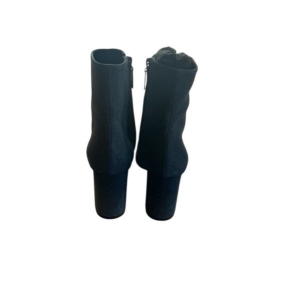 Saint Laurent Lou 75 Denim Zip Ankle Booties NEW EU 40 US 10 - Picture 10 of 16